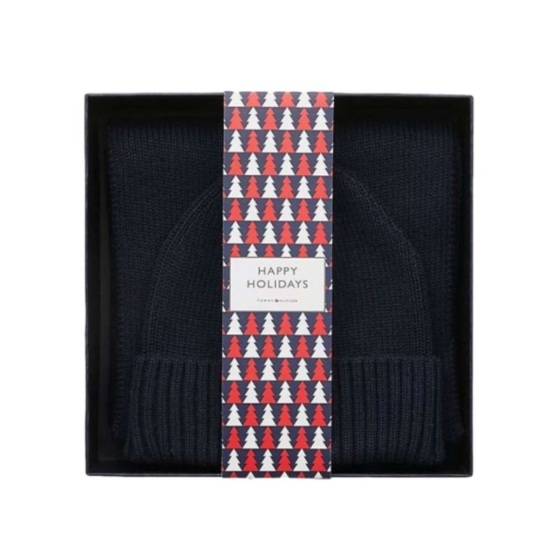 Tommy Hilfiger Jr hat + scarf AU0AU01651 Baseball sapka