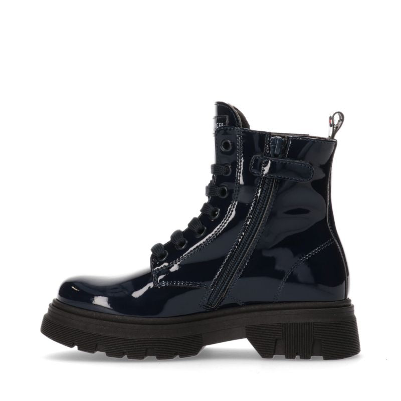 Tommy Hilfiger Lace Up Bootie Blue W T4A5-33040-0775800-800 Cipő