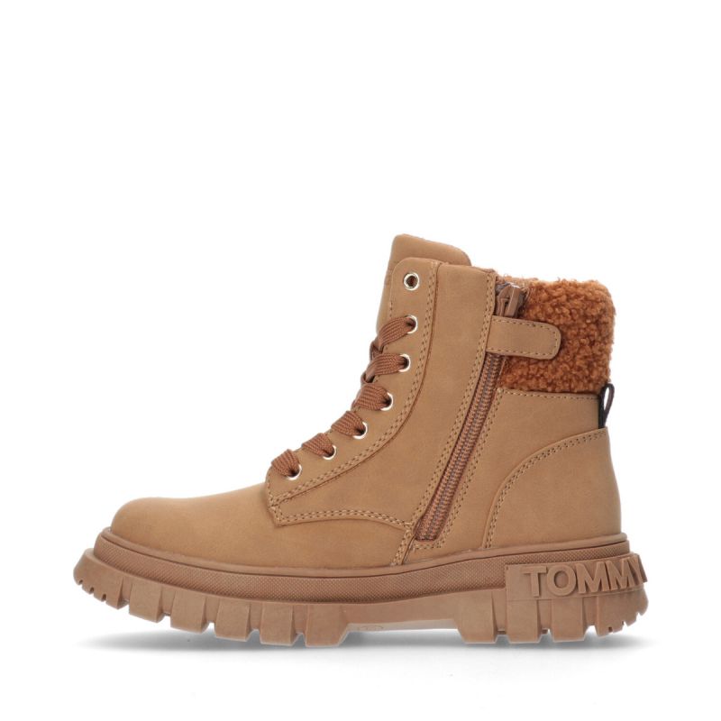 Tommy Hilfiger Lace-Up Bootie Cognac W T3A5-33053-1628582-582 Cipő