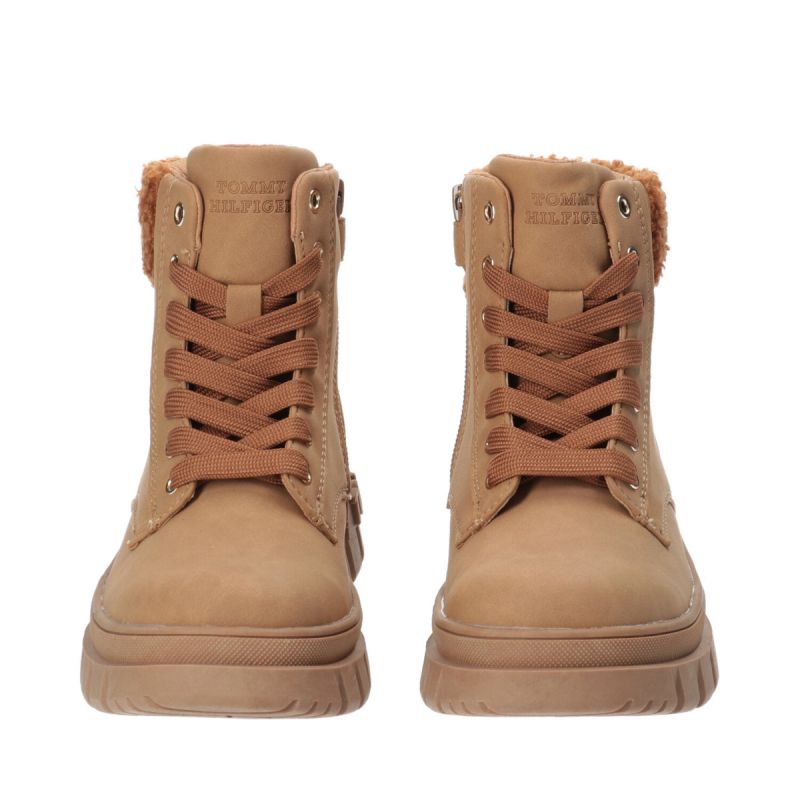 Tommy Hilfiger Lace-Up Bootie Cognac W T3A5-33053-1628582-582 Cipő