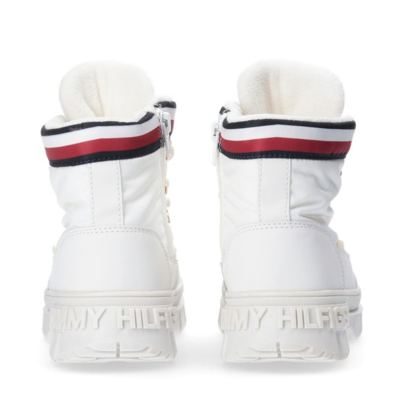Tommy Hilfiger Lace-Up Bootie Ivory W T3A5-33062-1047101-101 Cipő