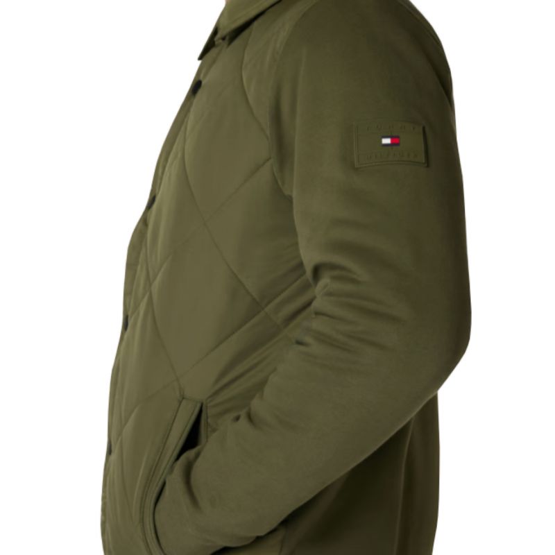Tommy Hilfiger Mix Media Quilted Coach Jacket M MW0MW27894 Kabát