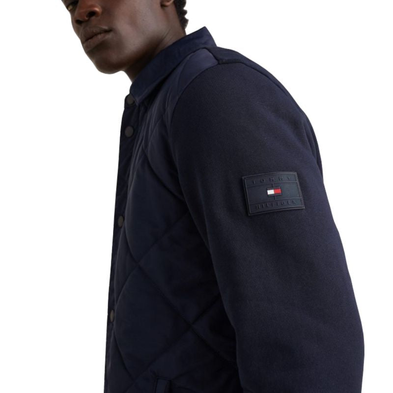 Tommy Hilfiger Mix Media Quilted Coach Jacket M MW0MW27894 Kabát