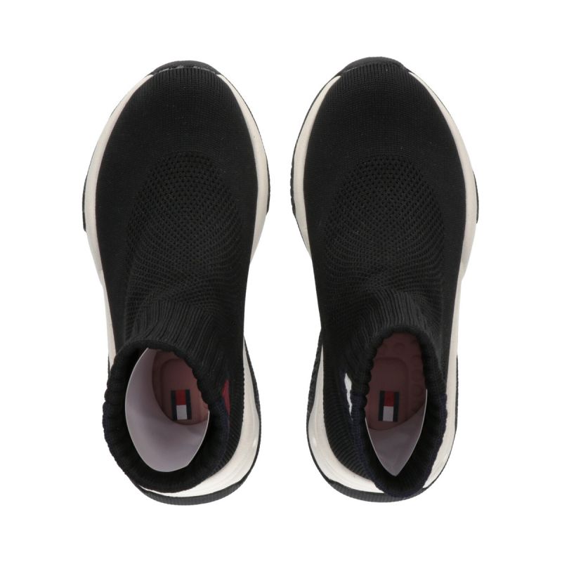 Tommy Hilfiger Sock Sneaker Black W shoes T3A9-33007-0702999-999 - Sportmania.hu