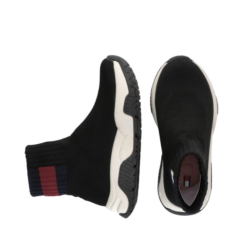 Tommy Hilfiger Sock Sneaker Black W shoes T3A9-33007-0702999-999 Cipő