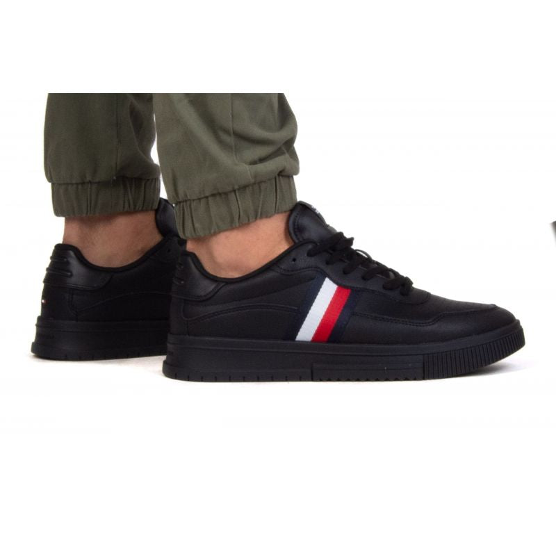 Tommy Hilfiger Supercup Leather Stripes M shoes FM0FM048240GQ Cipő