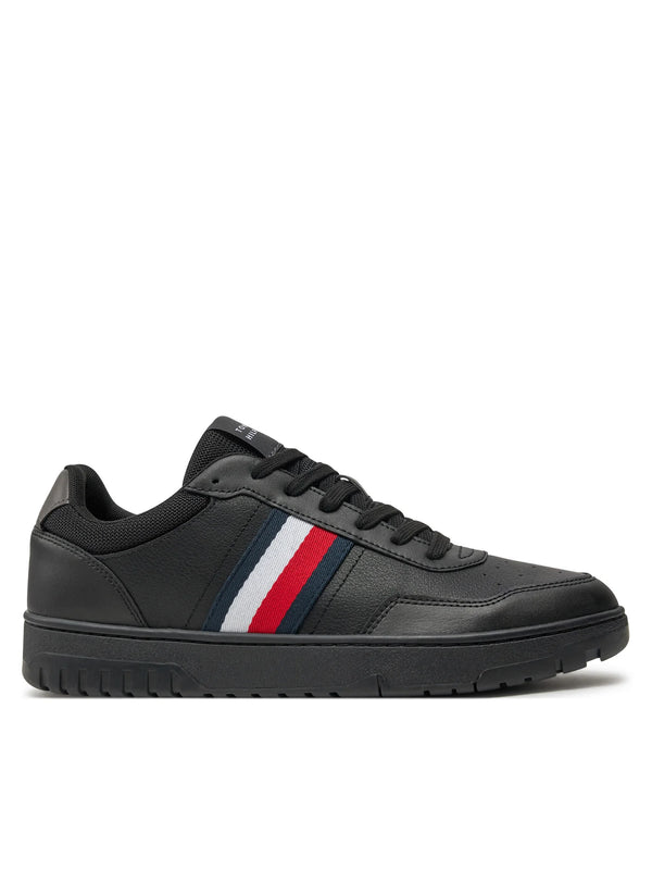 Tommy Hilfiger Supercup Leather Stripes utcai cipő