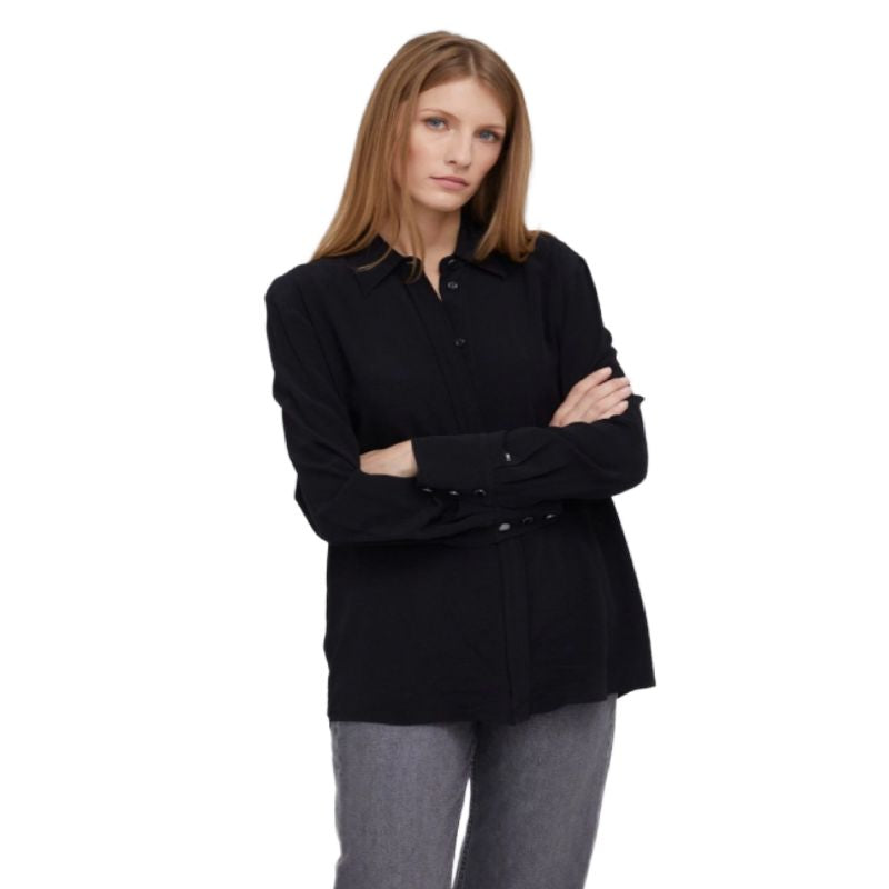 Tommy Hilfiger Viscose Crepe Blouse Ls W WW0WW32274 Ruházat
