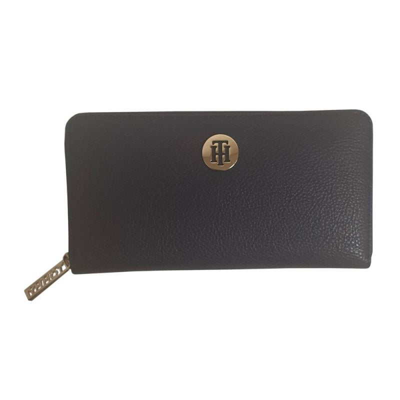 Tommy Hilfiger Women's TH Core Large Black Wallet uniwersalny pénztárca AW0AW08011-CJM