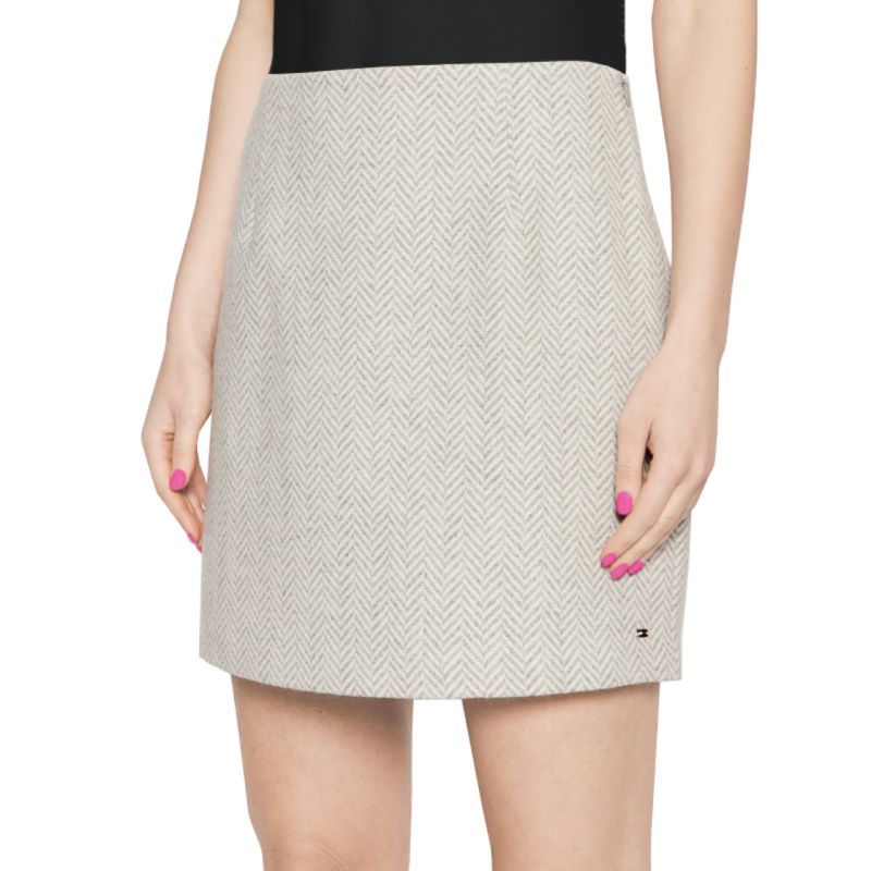 Tommy Hilfiger Wool Blend Skirt W WW0WW33064 Ruházat