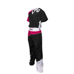 TOP TEN "BOW" kickboxing outfit black and pink XL (190 cm) rózsaszín
