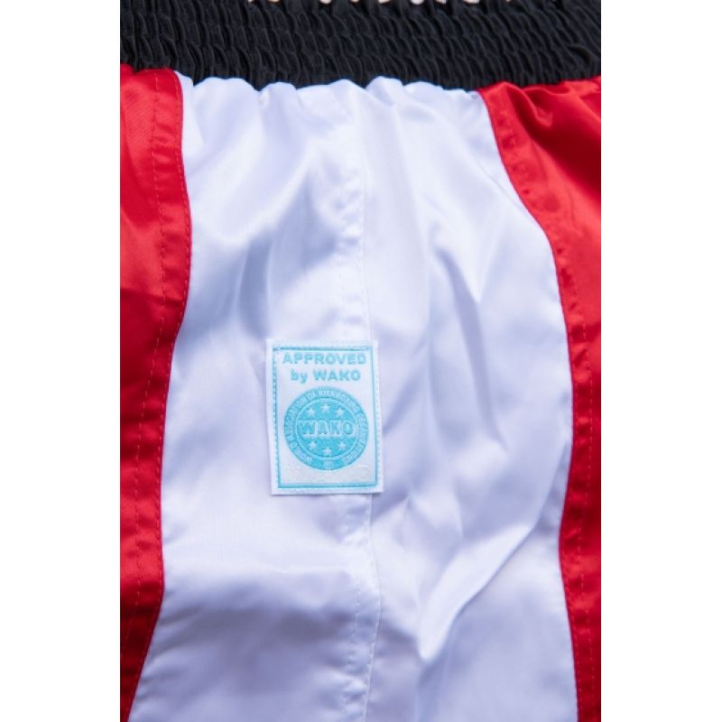 TOP TEN kick light shorts (WAKO APPROVED) czerwony+m rövidnadrág
