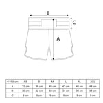 TOP TEN KicksOff Kickboxing Shorts (WAKO APPROVED) czerwony+m rövidnadrág