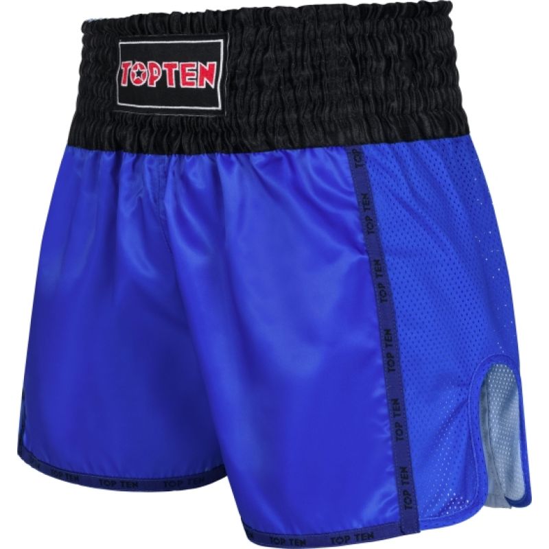 TOP TEN KicksOff Kickboxing Shorts (WAKO APPROVED) czerwony+m rövidnadrág