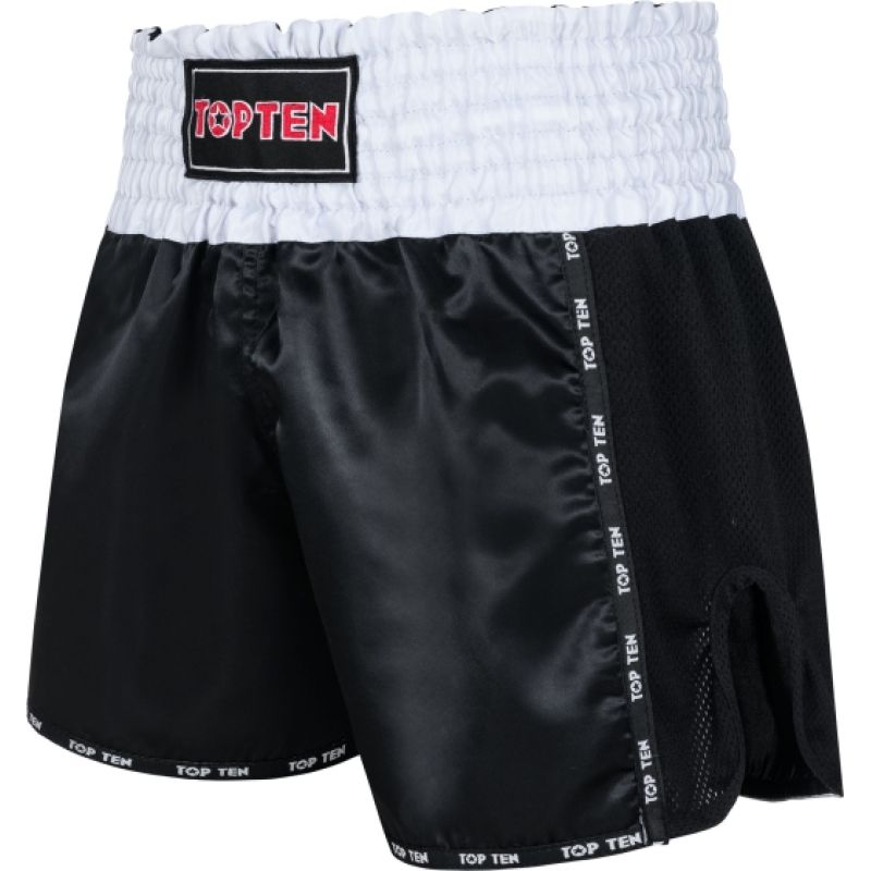 TOP TEN KicksOff Kickboxing Shorts (WAKO APPROVED) czerwony+m rövidnadrág