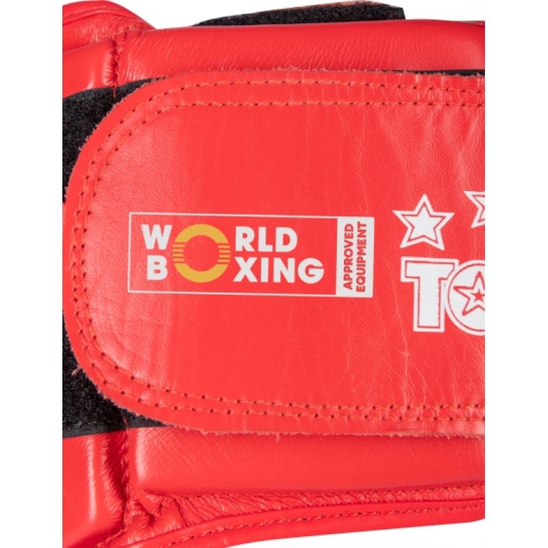 TOP TEN KTT-COMPETITION tournament boxing helmet (WORLD BOXING APPROVED) czerwony+l védőfelszerelés