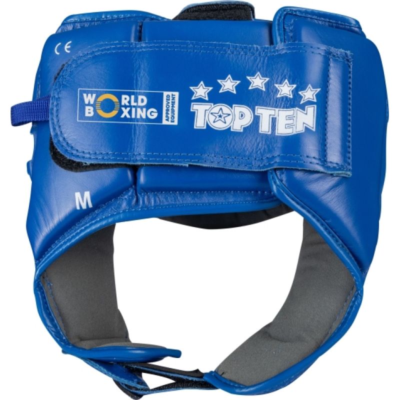 TOP TEN KTT-COMPETITION tournament boxing helmet (WORLD BOXING APPROVED) czerwony+l védőfelszerelés