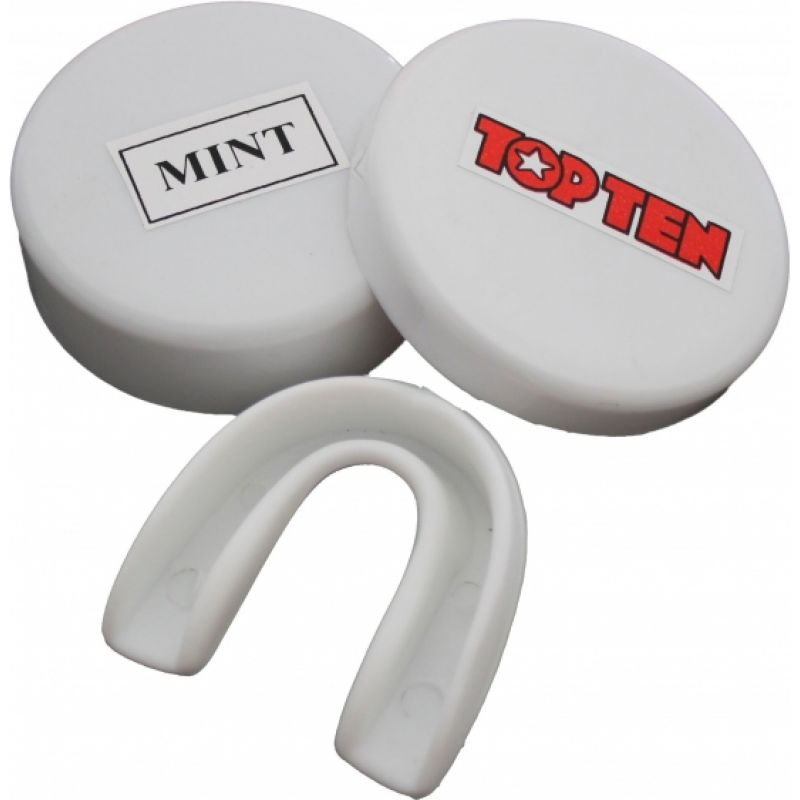TOP TEN Mouthguards - OZ-TT MINT SENIOR czarny Fogvédő
