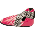 TOP TEN OSTT-PU "SUPERLIGHT PRISM" Foot Protectors (WAKO APPROVED) czerwony+m védőfelszerelés