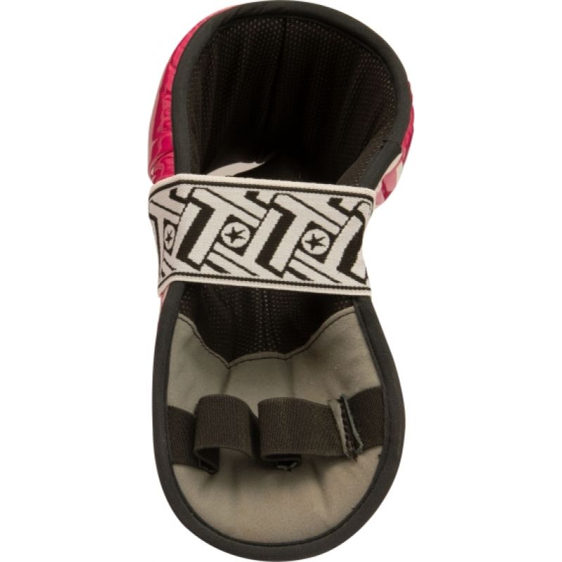 TOP TEN OSTT-PU "SUPERLIGHT PRISM" Foot Protectors (WAKO APPROVED) czerwony+m védőfelszerelés