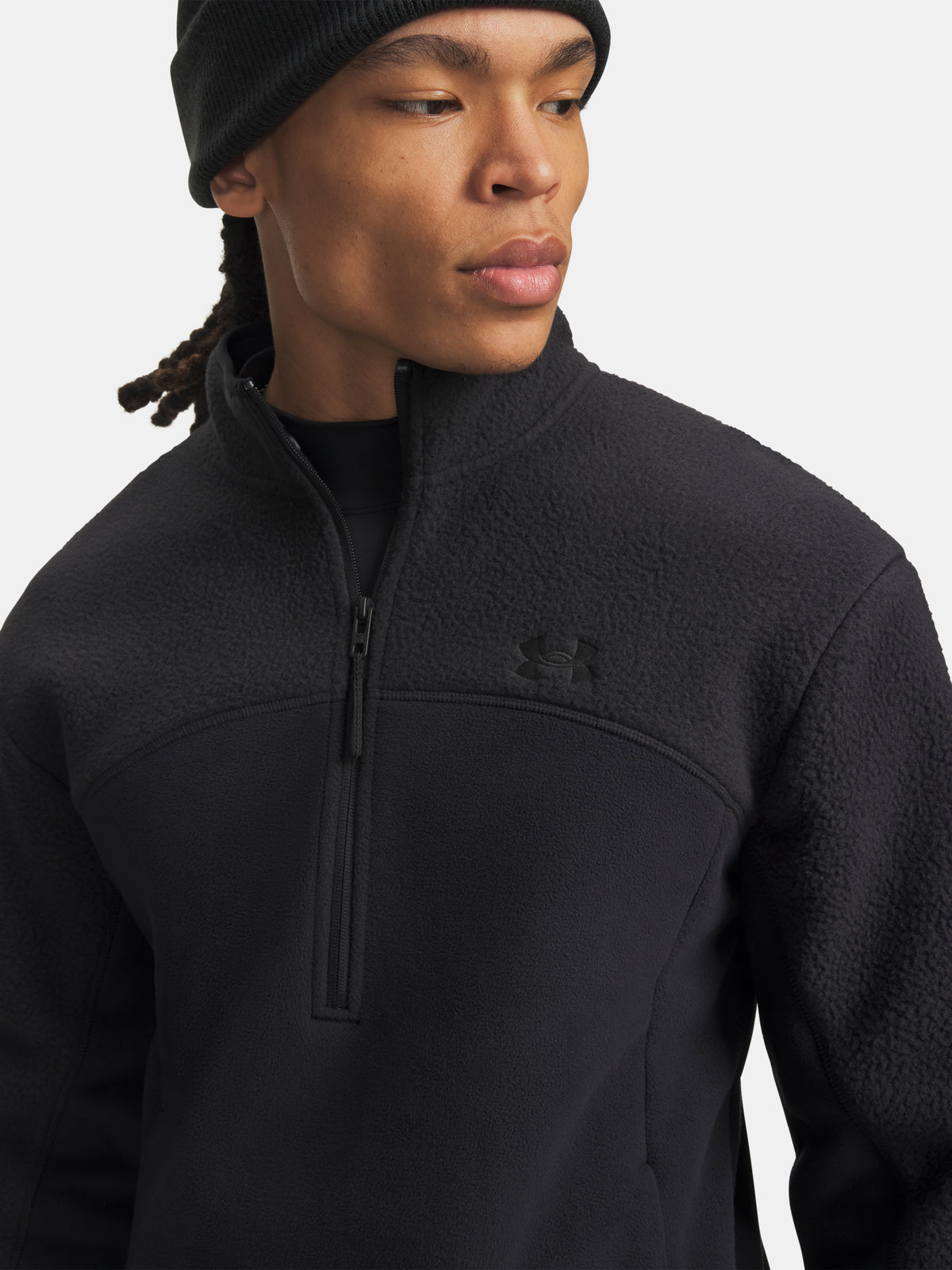 Under Armour Férfi CGI Basecamp HZ Fleece pulóver polár pulóver