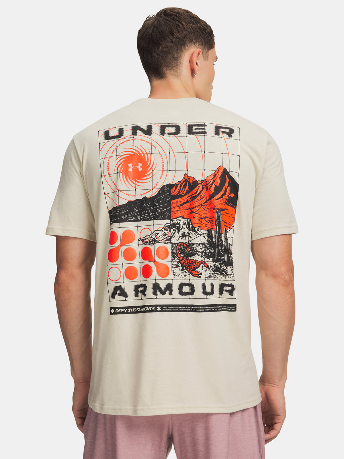 Under Armour Férfi Defy The Elements SS T barna póló