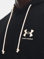 Under Armour Férfi kapucnival UA RIVAL TERRY LC HD fekete Pulóver
