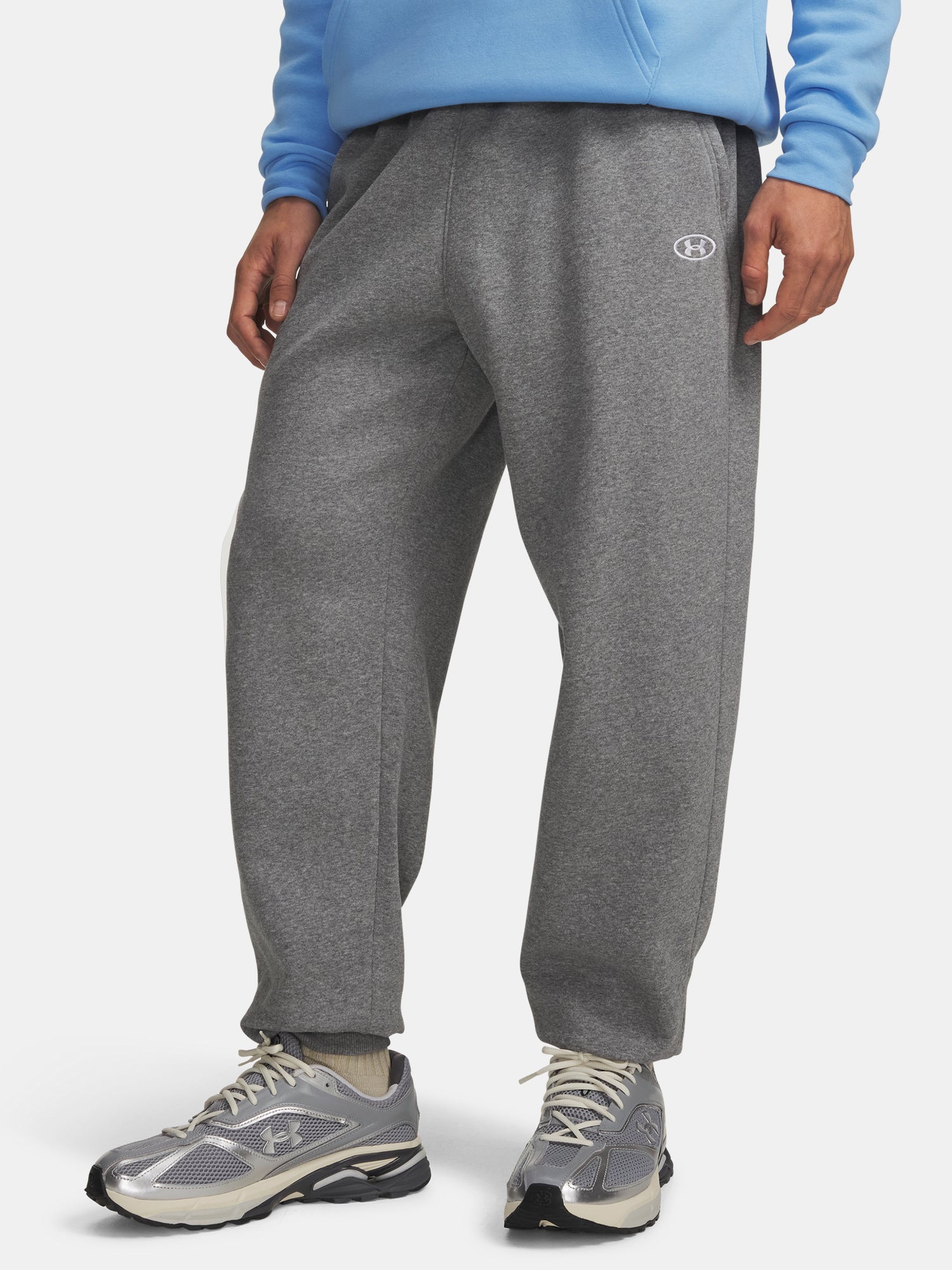 Under Armour Férfi melegítõnadrág UA Rival Flc Jogger szürke nadrág