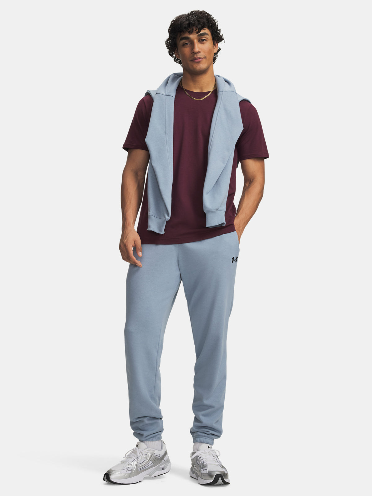 Under Armour Férfi melegítõnadrág UA Rival LW Jogger kék nadrág