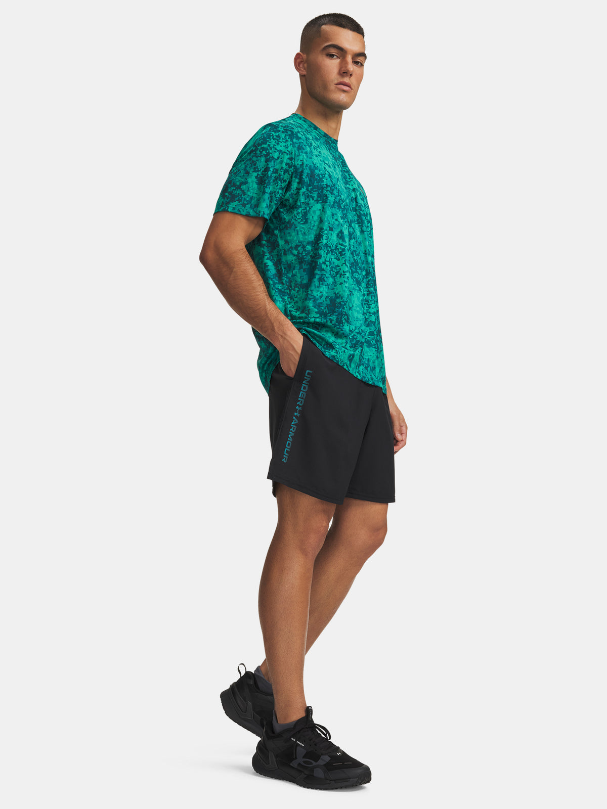 Under Armour Férfi rövidnadrág UA Tech Woven Wordmark nadrág