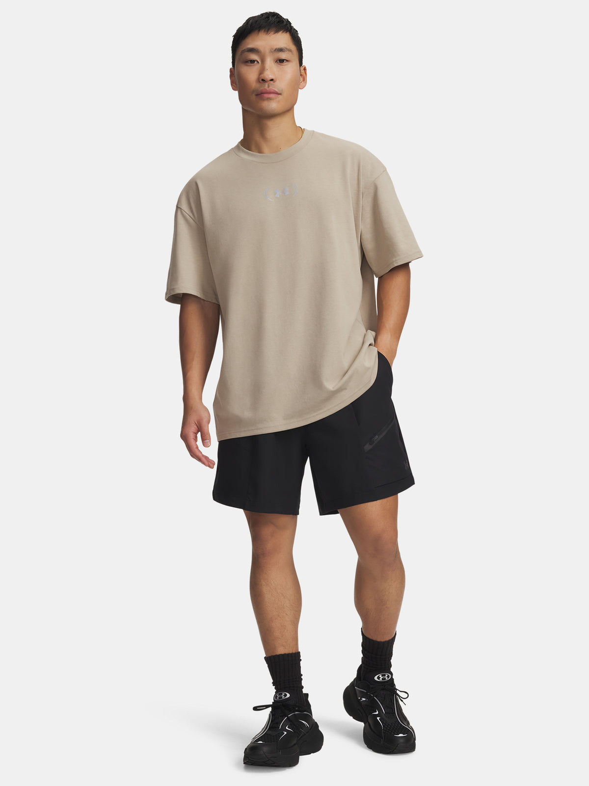 Under Armour Férfi rövidnadrág UA Unstoppable Woven Shorts-BLK nadrág