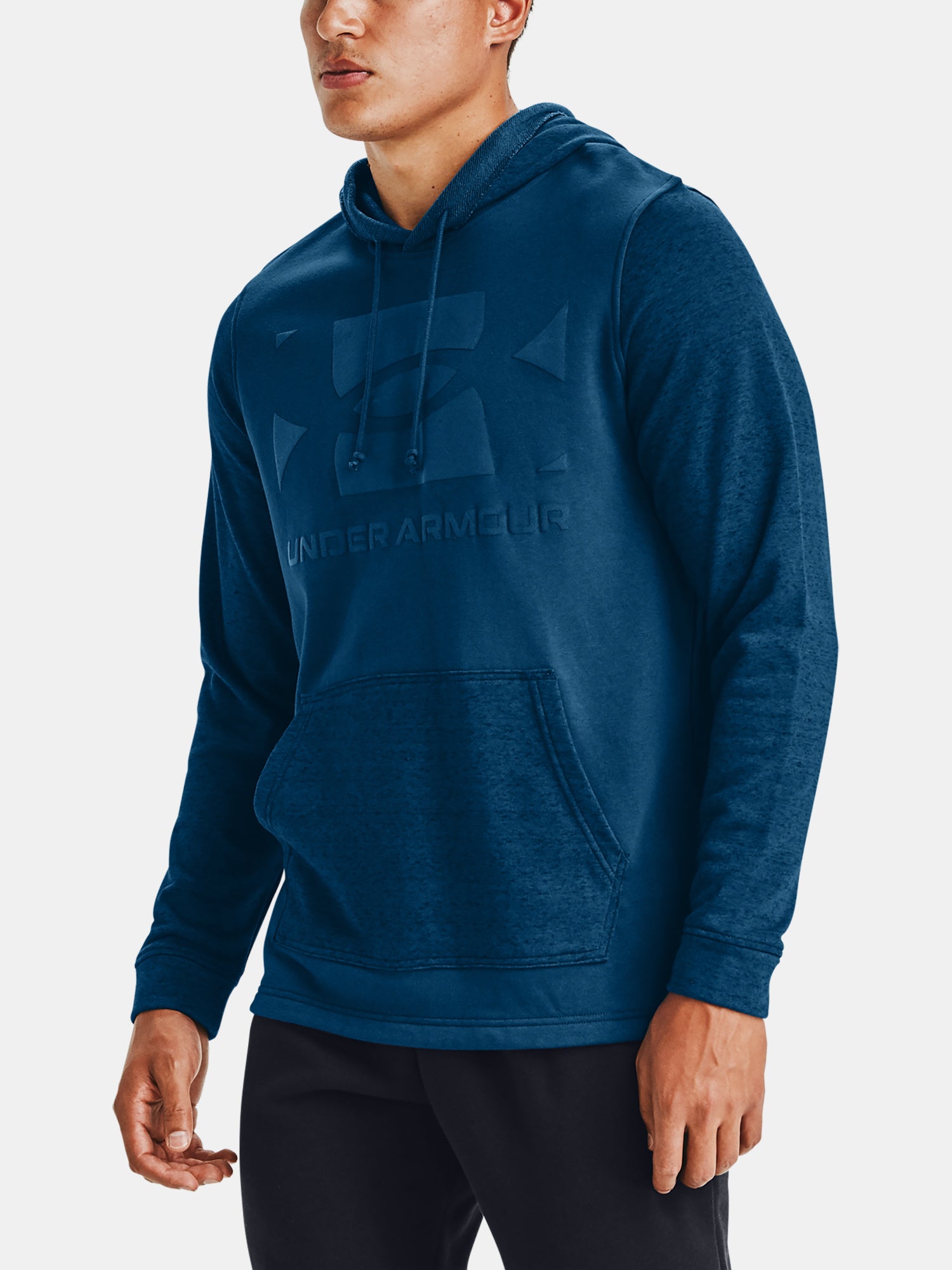 Under Armour Férfi Sportstyle Terry KO HD kék pulóver