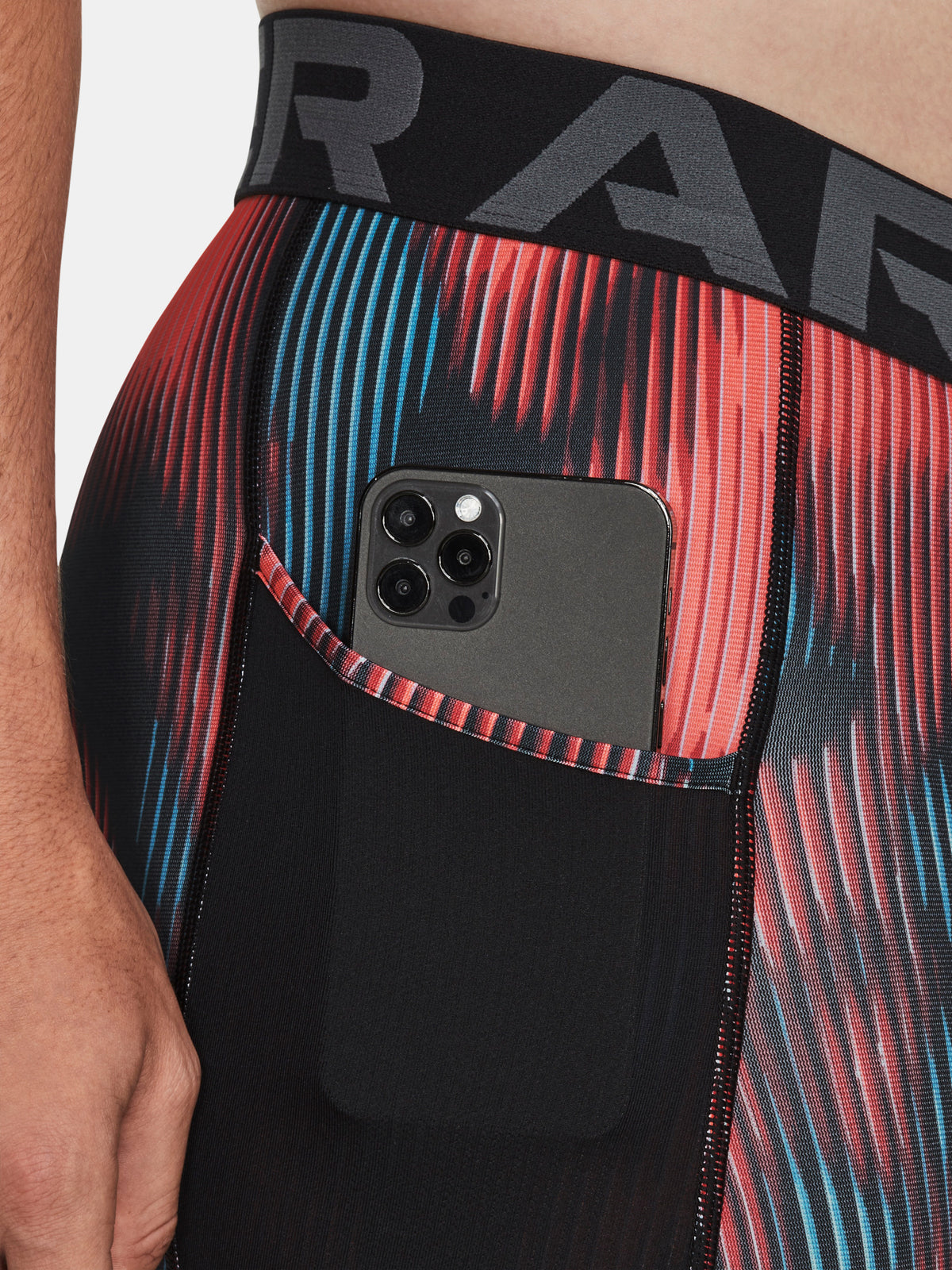 Under Armour Férfi UA HG Prtd Long rövidnadrág nadrág, piros