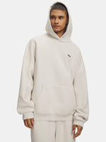 Under Armour Férfi UA Icon HW Flc Washed Hoodie fehér pulóver