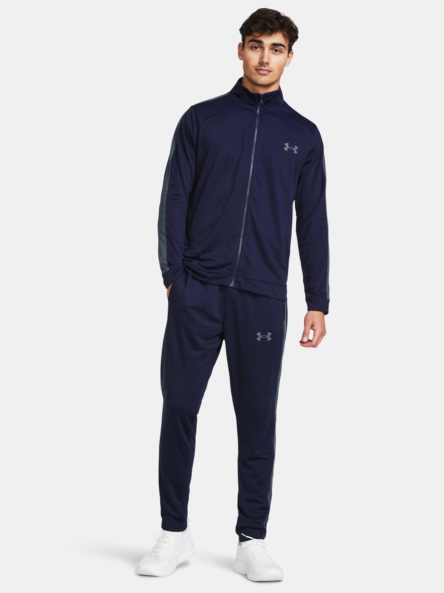 Under Armour Férfi UA Knit Track Suit szett kék melegítő