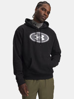 Under Armour Férfi UA Rival Flc Branded Hoodie fekete pulóver