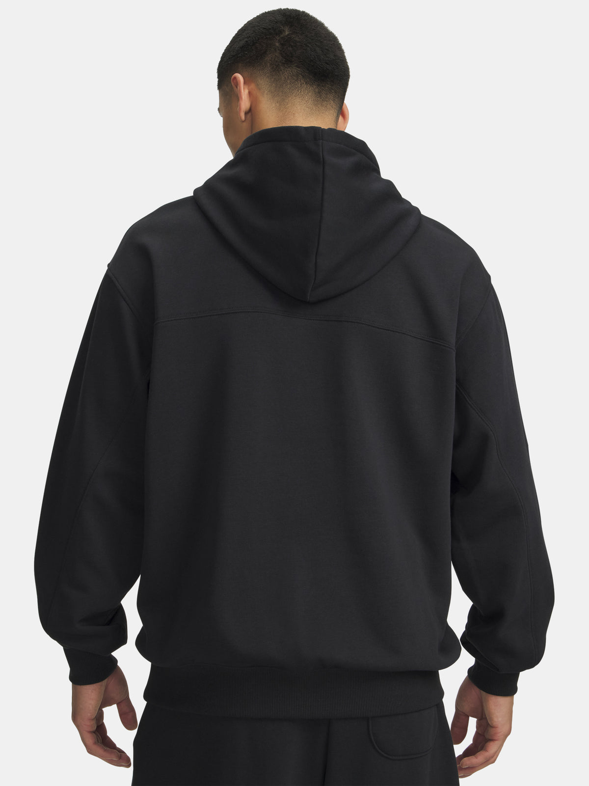 Under Armour Férfi UA Rival LW Graphic Hoodie-BLK pulóver