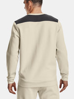 Under Armour Férfi UA SUMMIT KNIT CREW barna pulóver
