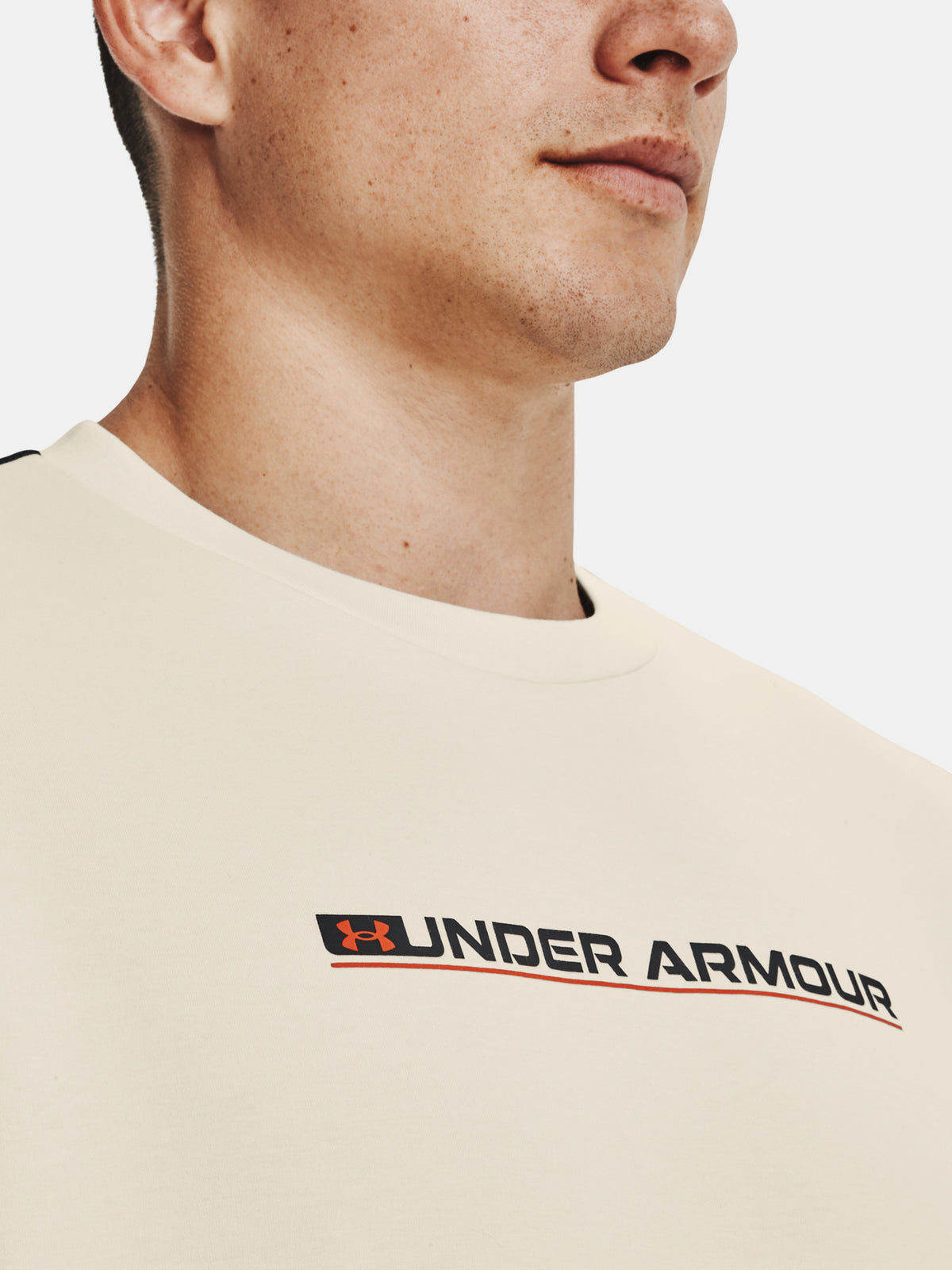 Under Armour Férfi UA SUMMIT KNIT CREW barna pulóver
