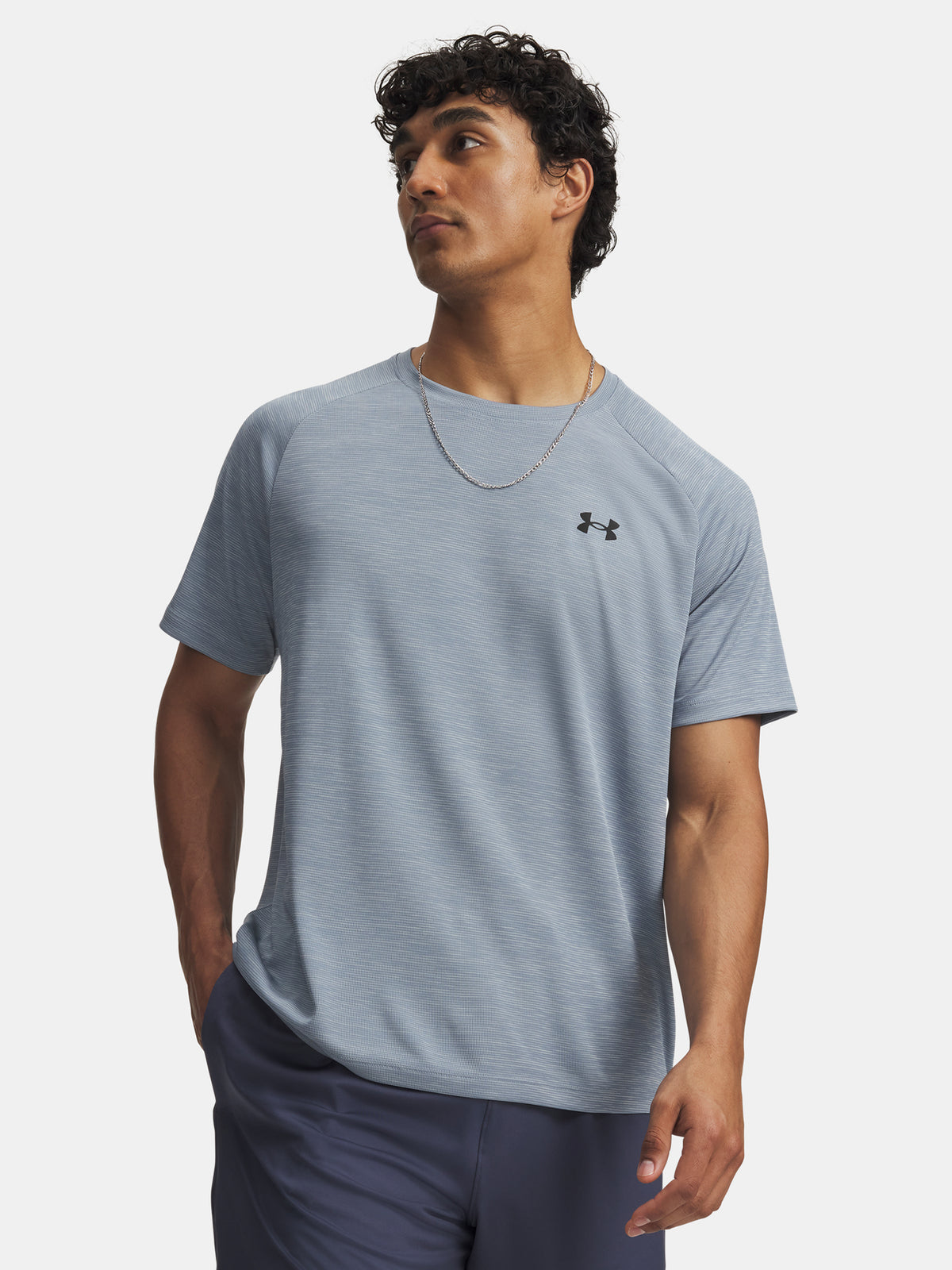 Under Armour Férfi UA Tech Textured SS póló, kék