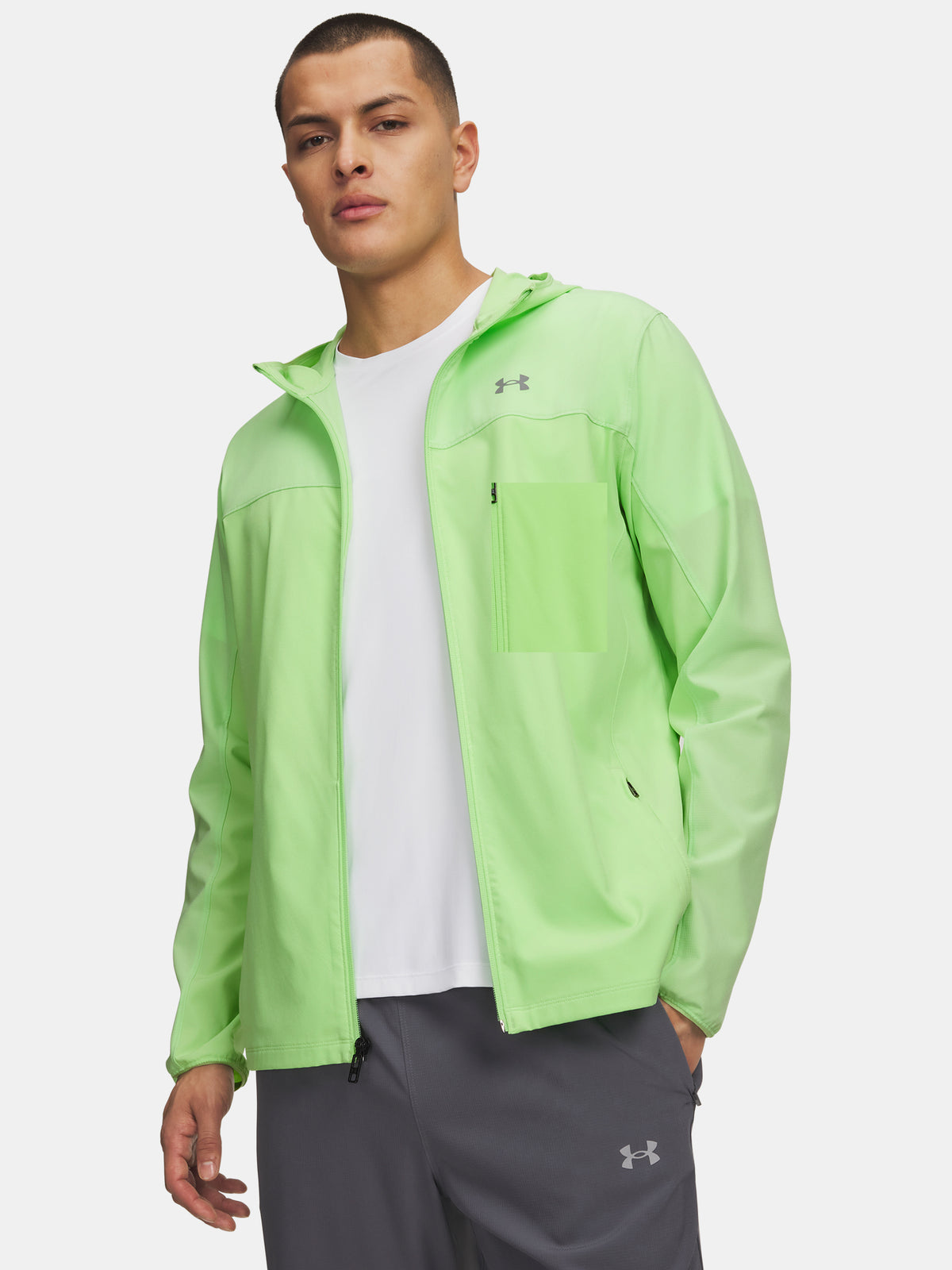 Under Armour Férfi UA Velociti Pro Storm zöld kabát