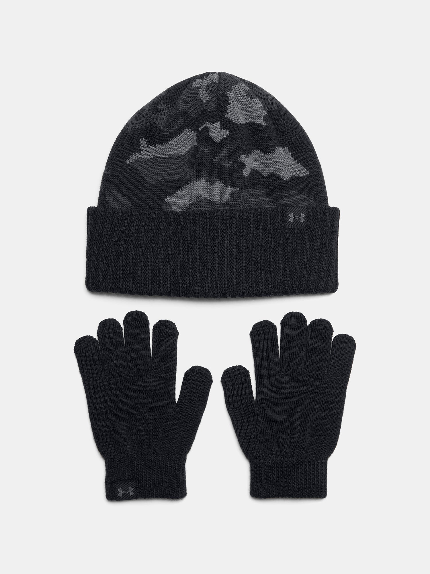 Under Armour Fiú B / Combo-BLK Kötött sapka + kesztyű