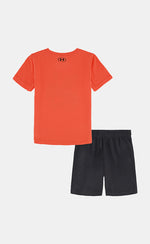 Under Armour Fiú szett UA MULTI SPORT SS SHORT SET- piros