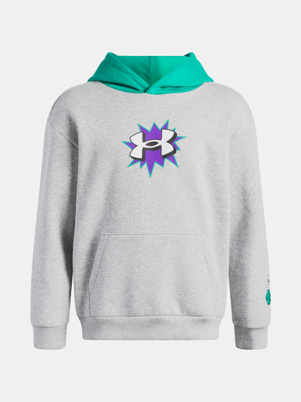 Under Armour Fiú UA B RIVAL FLC GRAPHICS HD pulóver