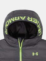 Fiú Under Armour UA PRONTO COLORBLOCK PUFFER JACKET szürke kabát