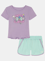 Under Armour Lány szett UA BABY TEE KNIT SHORT SET póló