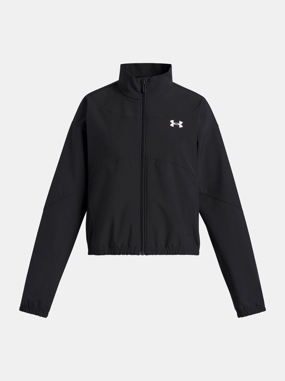 Under Armour Lány UA Rival Woven Jacket-BLK Kapucnis pulóver