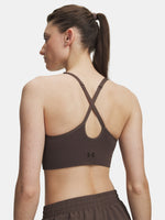 Under Armour Nõi melltartó Vanish Seamless Low Bra barna sportmelltartó