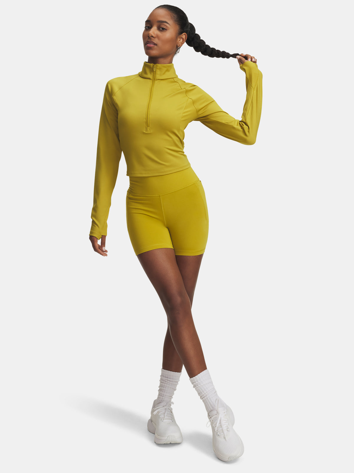 Under Armour Nõi Meridian Middy-GRN rövidnadrág nadrág