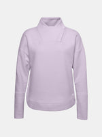 Under Armour Nõi Recover Fleece Wrap Neck lila pulóver